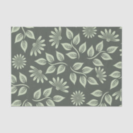 Papel De Seda Padrão de Flores de Mola