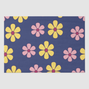 Papel De Seda Padrão de flores grandes e bonitas