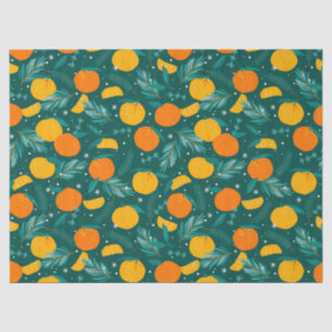 Papel De Seda Padrão de fruta de Citrus