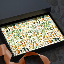 Papel De Seda Padrão de Fruta do Adolphe Millot