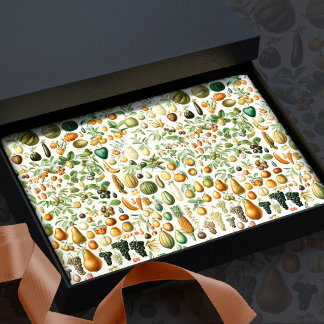 Papel De Seda Padrão de Fruta do Adolphe Millot