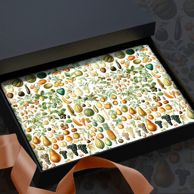 Papel De Seda Padrão de Fruta do Adolphe Millot (Criador carregado)