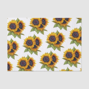 Papel De Seda Padrão de girassóis