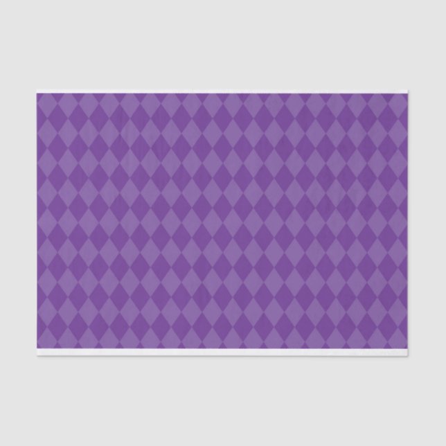 PAPEL DE SEDA PADRÃO DE GRAS MARDI DE DIAMANTE PURPÚBICO (Frente )