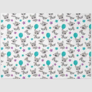 Papel De Seda Padrão de guaxinim