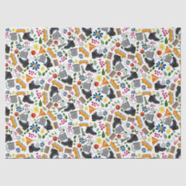 Papel De Seda Padrão de Hiperligação Sísica Ditzy | Folk Art Out