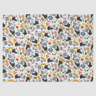 Papel De Seda Padrão de Hiperligação Sísica Ditzy | Folk Art Out