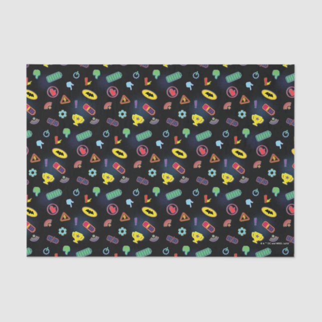 Papel De Seda Padrão de Ícone do Veículo BatWheels™ (Frente )