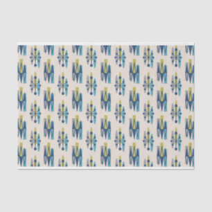 Papel De Seda Padrão de Idade Atômica Moderna do meio século
