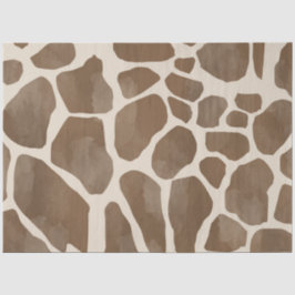 Papel De Seda Padrão de Impressão Animal Girafa em Aquarela