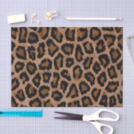 Papel De Seda Padrão de Impressão Animal Trendy Leopard Cheetah