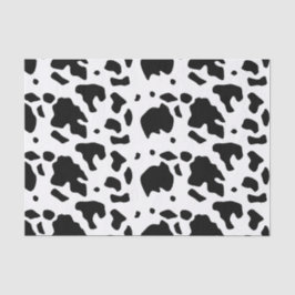 Papel De Seda Padrão de Impressão de Animais da Vaca Frésia Mode