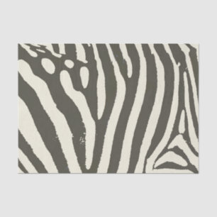 Papel De Seda Padrão de Impressão de Animais Zebra Stripe