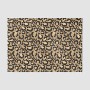 Papel De Seda Padrão de impressão do Leopard