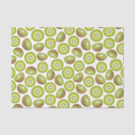 Papel De Seda Padrão de Kiwi Cortado em Cuta