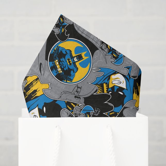 Papel De Seda Padrão de Lançamento Total do Batman (Sacola de presentes)