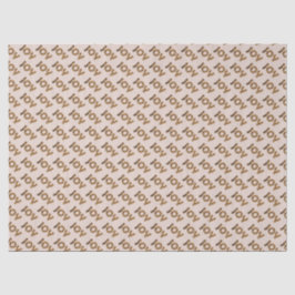 Papel De Seda Padrão de leopardo de alegria de Natal
