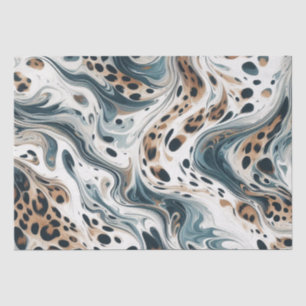Papel De Seda Padrão de leopardo Via Láctea