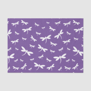 Papel De Seda Padrão de Libras Brancas - Cor BG Personalizável