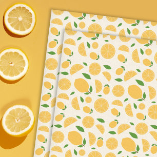 Papel De Seda Padrão de limão