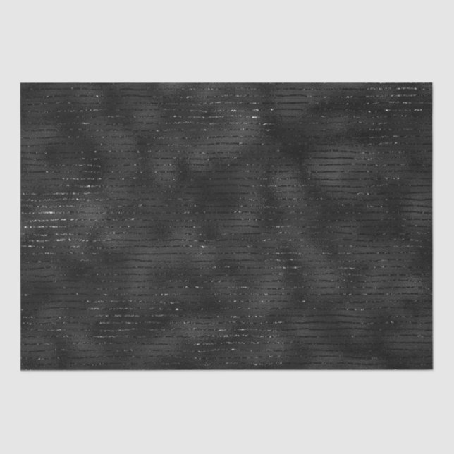 Papel De Seda Padrão de listras pretas e brilhantes (Frente )