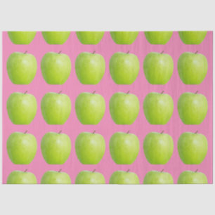 Papel De Seda Padrão de Maçã Vegan para amante de Frutas Vege