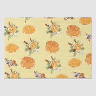Papel De Seda Padrão de mandarinas