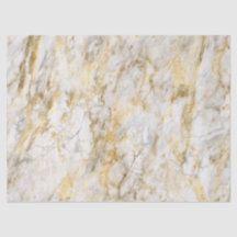 Padrão de Mármore Branco e Dourado Moderno