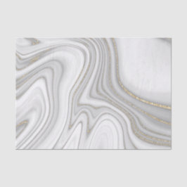 Papel De Seda Padrão de mármore brilhante dourado líquido elegan