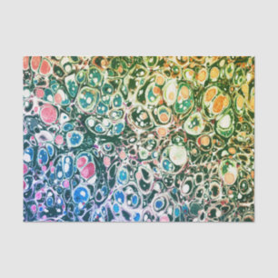 Papel De Seda Padrão de mármore colorido do Abstrato moderno Fun