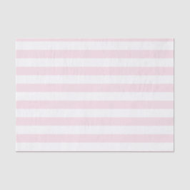 Papel De Seda Padrão de Menina Rosa e White Stripes Bonito