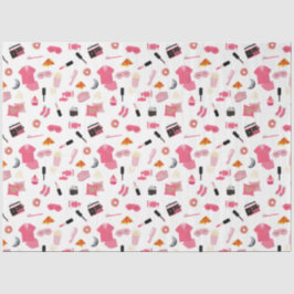 Papel De Seda Padrão de Meninas Rosa do Partido Sumber