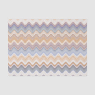 Papel De Seda Padrão de multicor do Zigzag