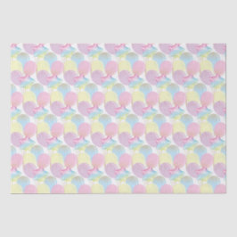 Papel De Seda Padrão de Nascimento do Unicórn