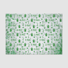 Papel De Seda Padrão de Natal de Aquarela