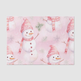 Papel De Seda Padrão de Natal de Aquarela