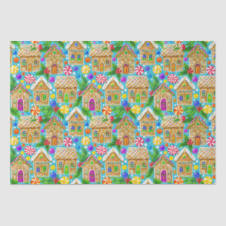 Papel De Seda Padrão de Natal do pão-de-açúcar