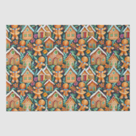 Papel De Seda Padrão de Natal do pão-de-açúcar