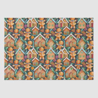 Papel De Seda Padrão de Natal do pão-de-açúcar