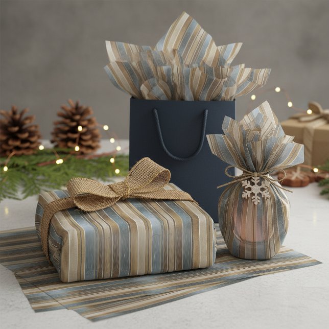 Papel De Seda Padrão de Natal Earth Tones#27 ID1009 (Criador carregado)