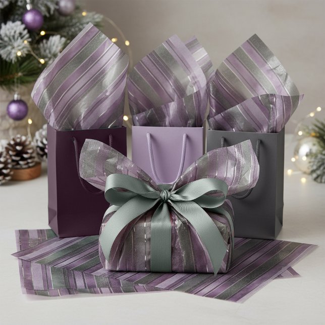 Papel De Seda Padrão de Natal Roxo Verde#27 ID1009 (Criador carregado)
