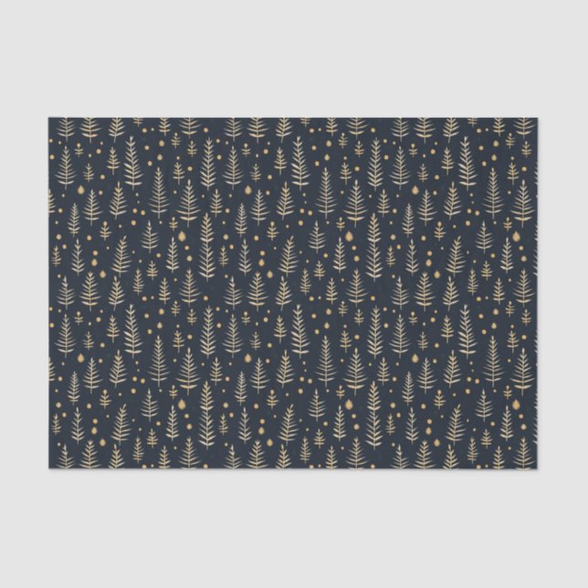 Papel De Seda Padrão de Natal sem costura (Frente )