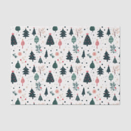 Papel De Seda Padrão de Natal sem costura