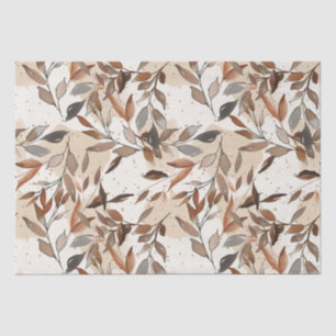 Papel De Seda Padrão de outono do Soft Boho