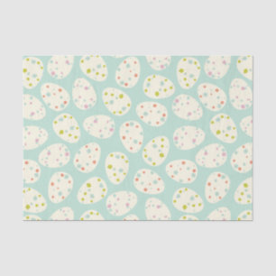 Papel De Seda Padrão de Ovos Florais de Páscoa