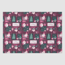 Padrão de Papai Noel de Natal bonito