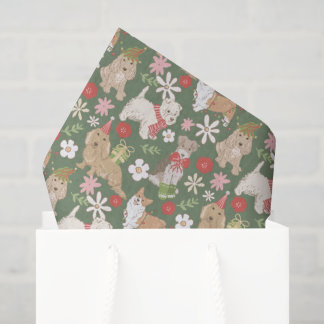 Papel De Seda Padrão de Papéis de Natal