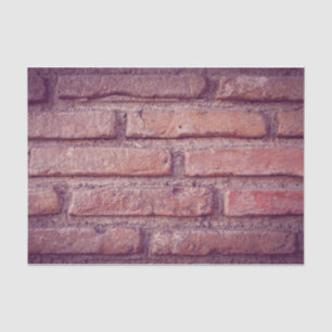 Papel De Seda Padrão de parede de tijolos de vindima