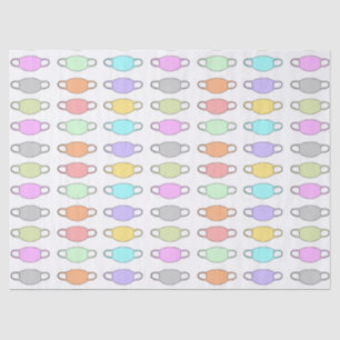 Papel De Seda Padrão de Pastel de Máscara