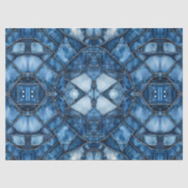 Papel De Seda Padrão de Patchwork de Denim - Olivia